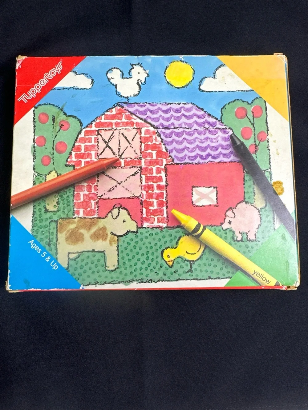 Vintage Tupperware Picture Plates